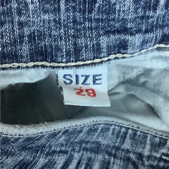 Vintage Mid-Rise Blue Flare Jeans - Picture 4 of 5